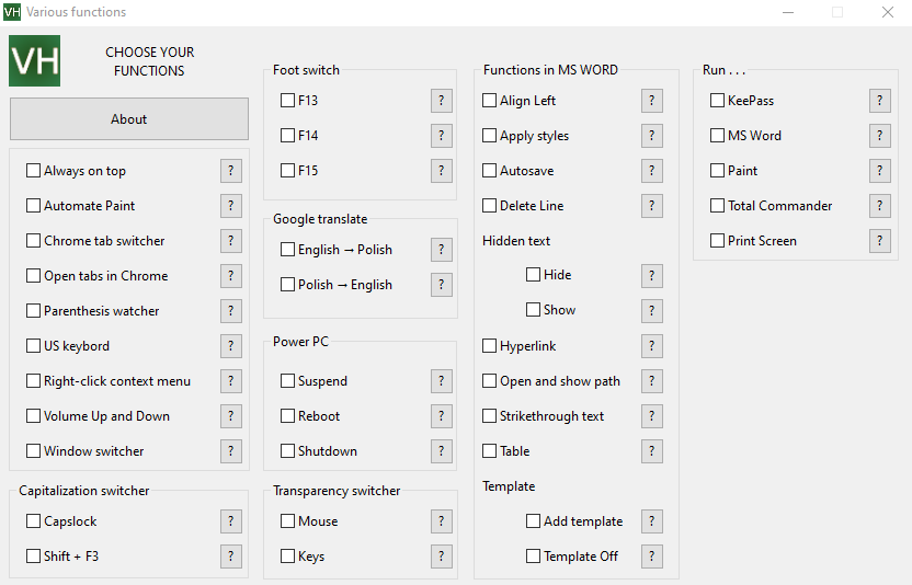 GUI_variousfunctions