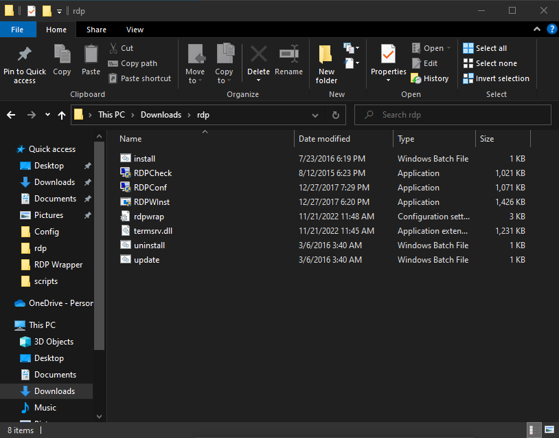 RDP Wrapper Configuration shows [not supported] 10.0.19041.2075