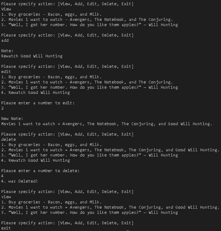 GitHub - RomelDonovan/Notepad: Simple notepad. Take notes for reminders ...