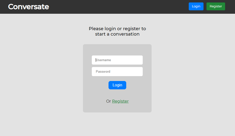 GitHub - ad3m3r5/conversate: NodeJS Chat Application