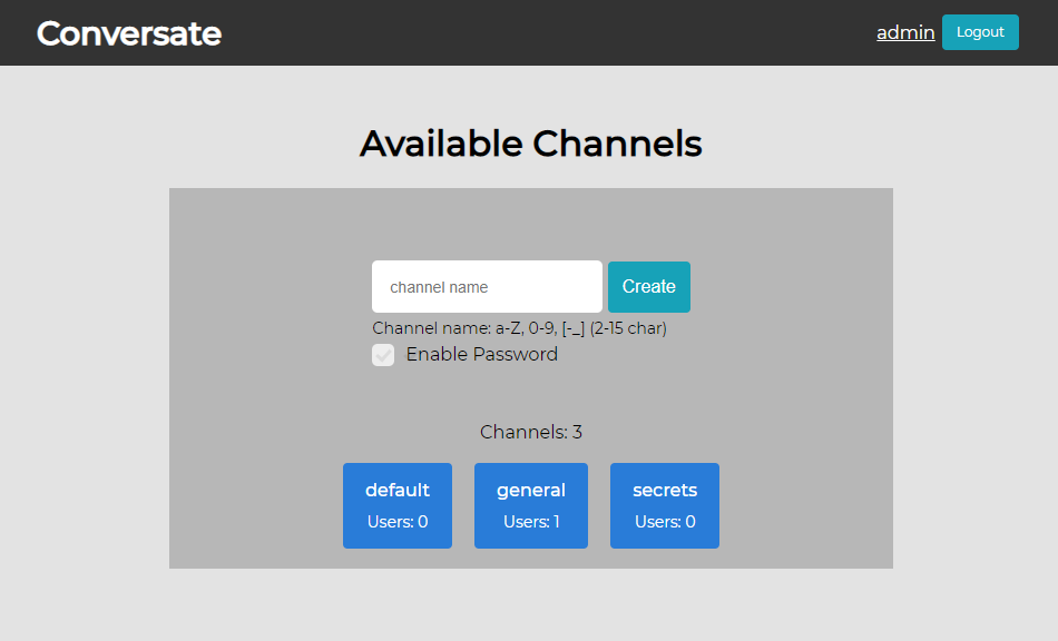 GitHub - ad3m3r5/conversate: NodeJS Chat Application