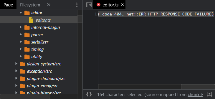 [Bug] Sourcemap cannot find original files · Issue #151 · Milkdown ...