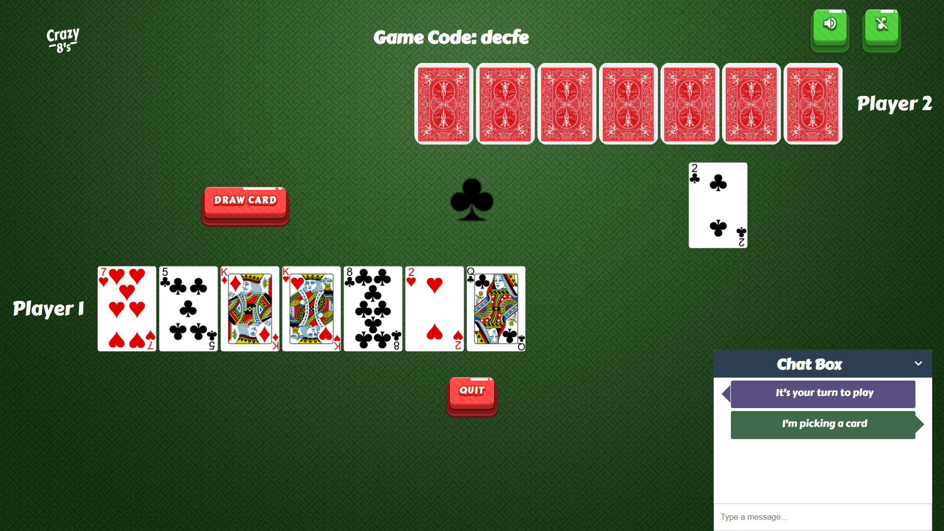 Github Krishnac2 Crazy 8s