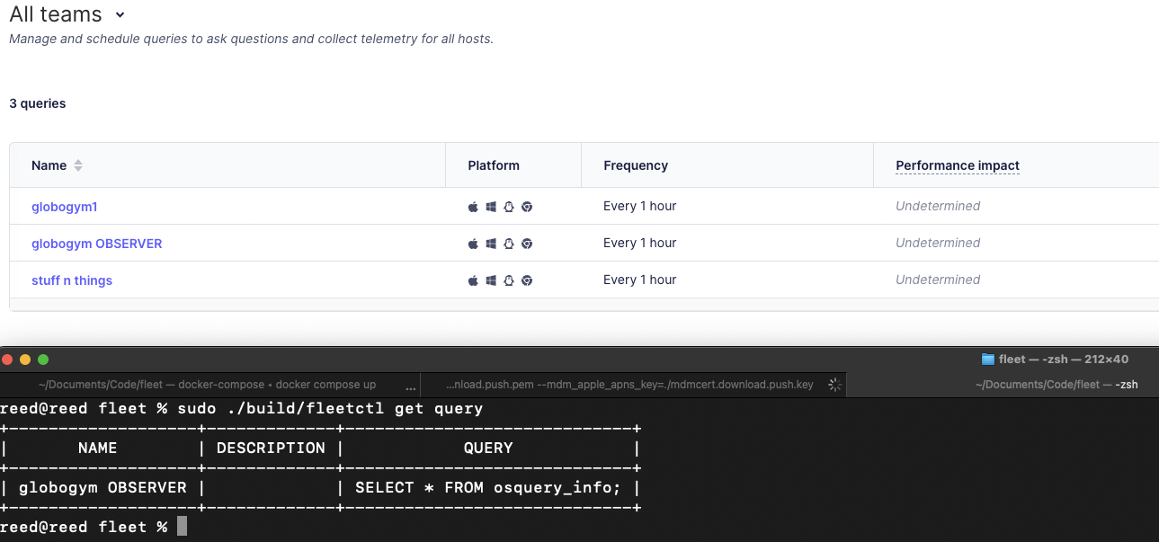 Observer+ role is not able to view all queries via fleetctl · Issue ...