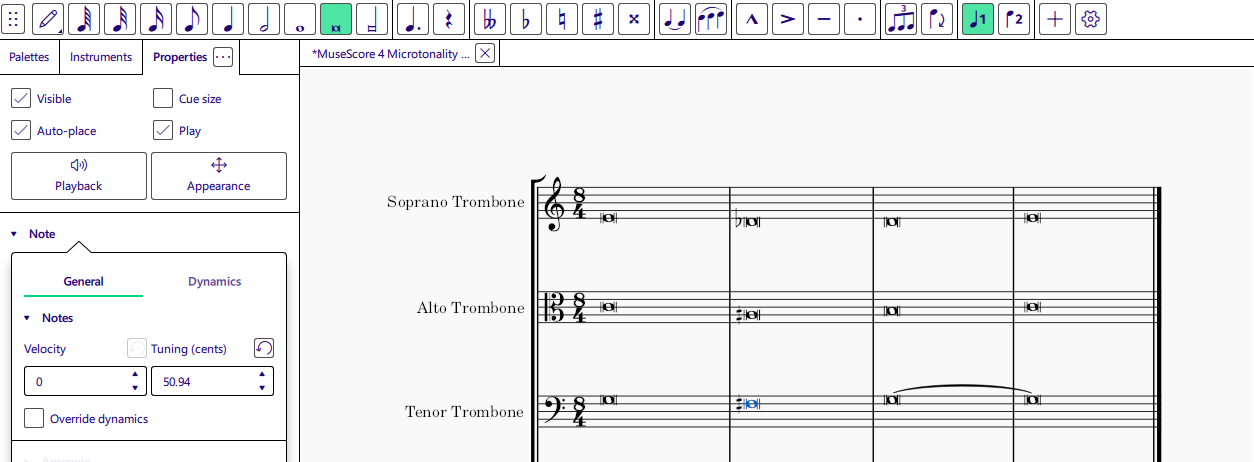 [MU4 Issue] MuseScore 4 Fails to Playback Microtonal Adjustments on ...