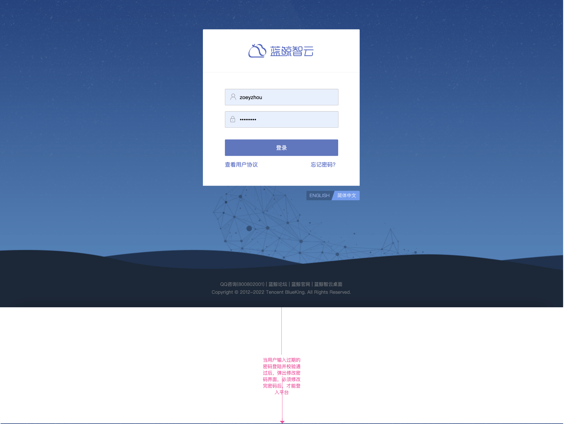 用户密码过期时，希望能够自助修改密码 · Issue #758 · TencentBlueKing/bk-user · GitHub