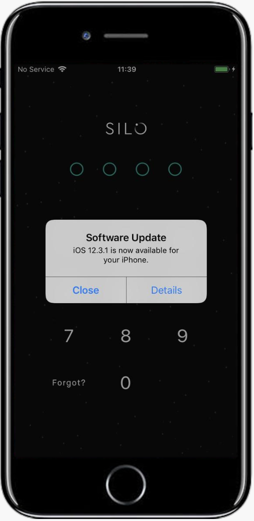 Tests failing due to iOS 12.3.1 Update Popup · Issue #720 · microsoft ...