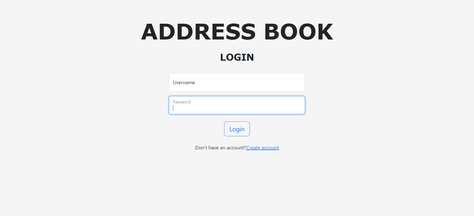 GitHub mvssriharsha023/AddressBook