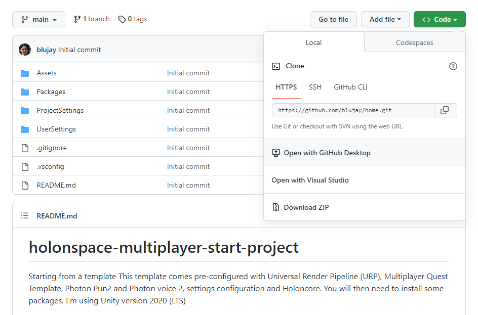 GitHub - inkibit/holonspace-multiplayer-start-project · GitHub
