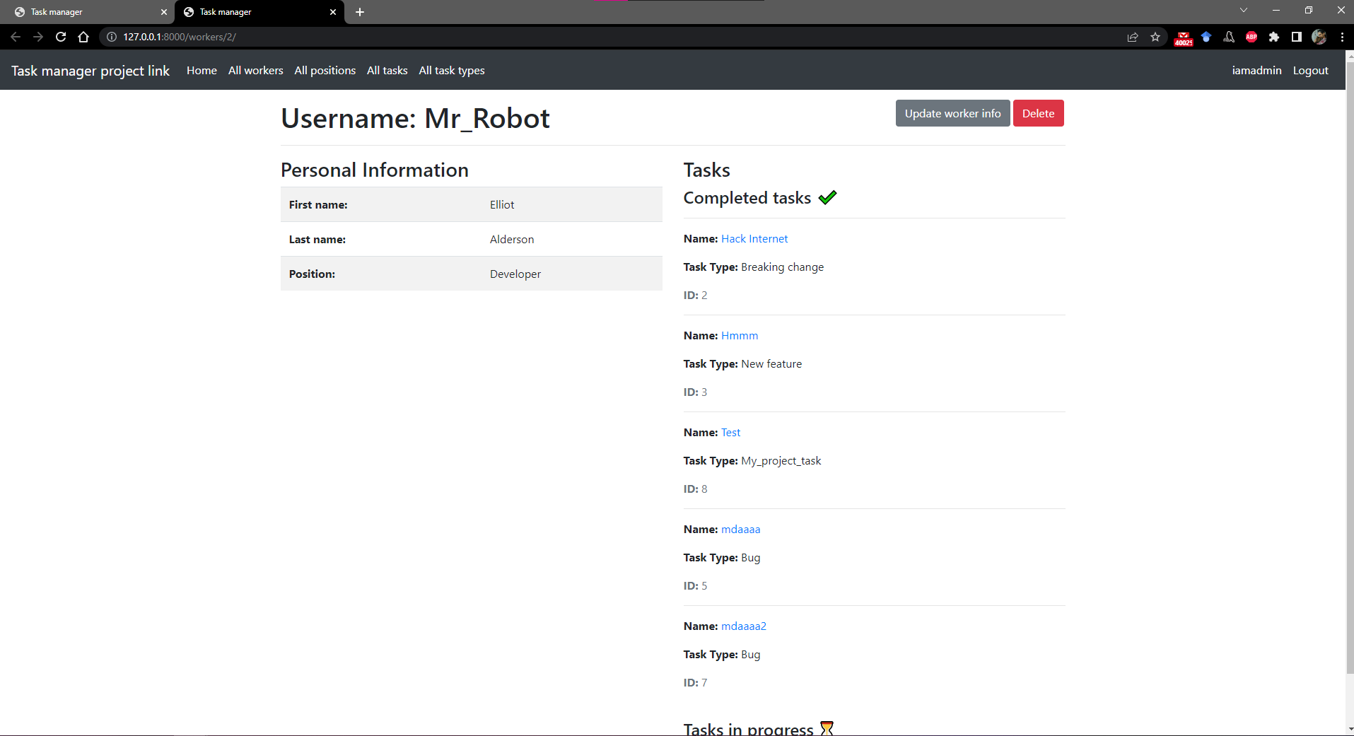 GitHub - alexlega/Task-manager-project: Implementation of task manager