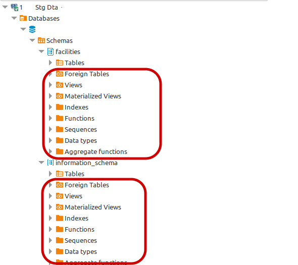 Add a way to hide the table view matview functions sequences folders in