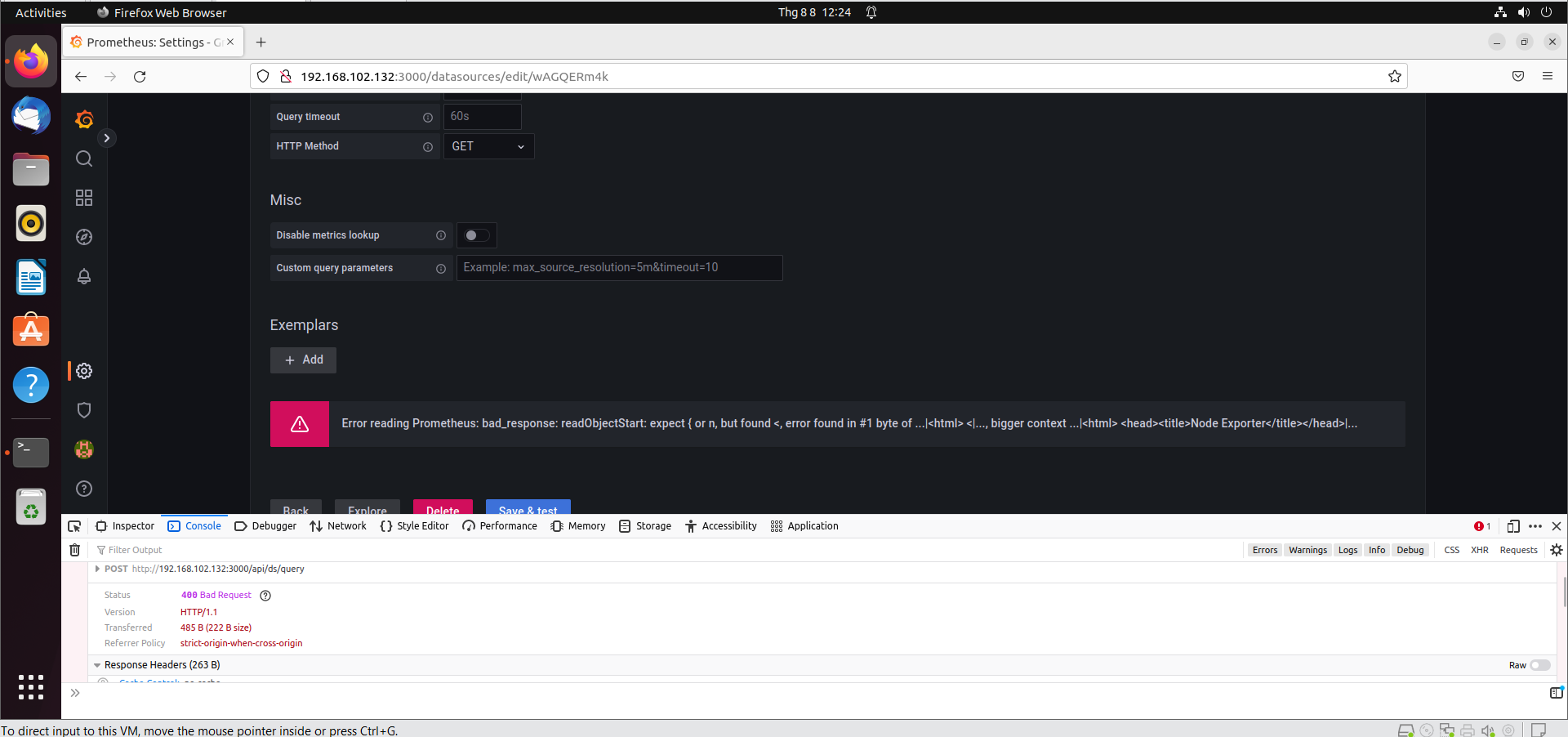 i can't save and test · Issue #53365 · grafana/grafana · GitHub