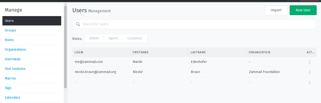 User with user_id 1 is show in admin interface (which should not ...