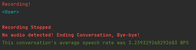 Conversation Mode End