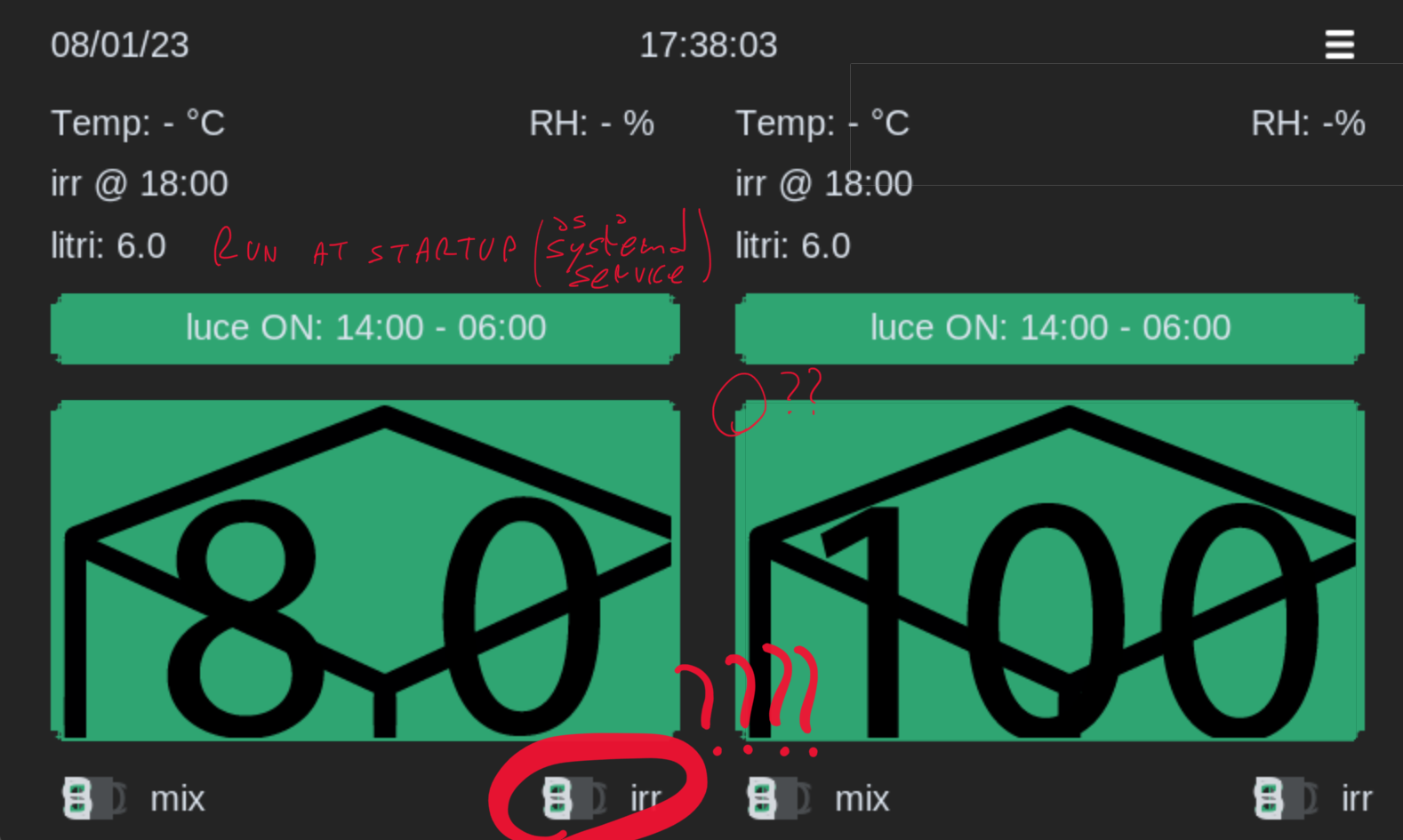 Features missing when run from systemd service issue 1040
