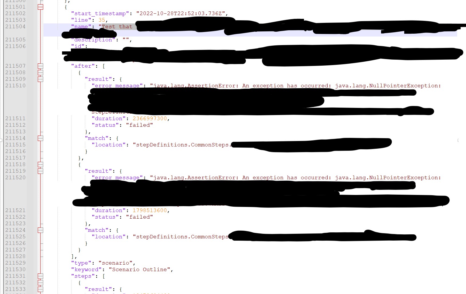 Test case with failure(s) in after hook steps still shown as passed in