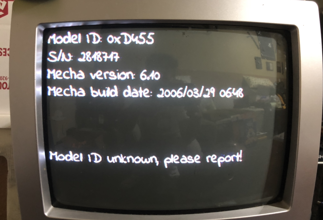 [ISSUE]: Model ID 0xD455 Unkown SCPH-77000 · Issue #114 · MechaResearch ...