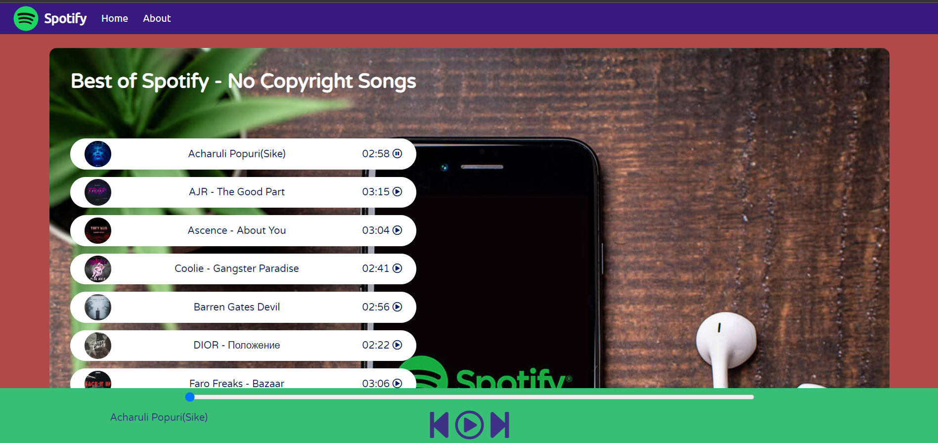 GitHub - nikhillokare/Spotify-Clone---HTMl-CSS-JS