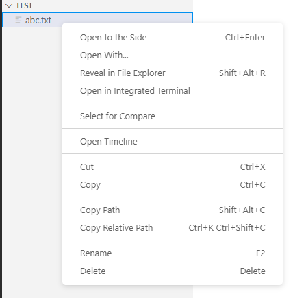 Strange right-click menu on files in Explorer after closing them