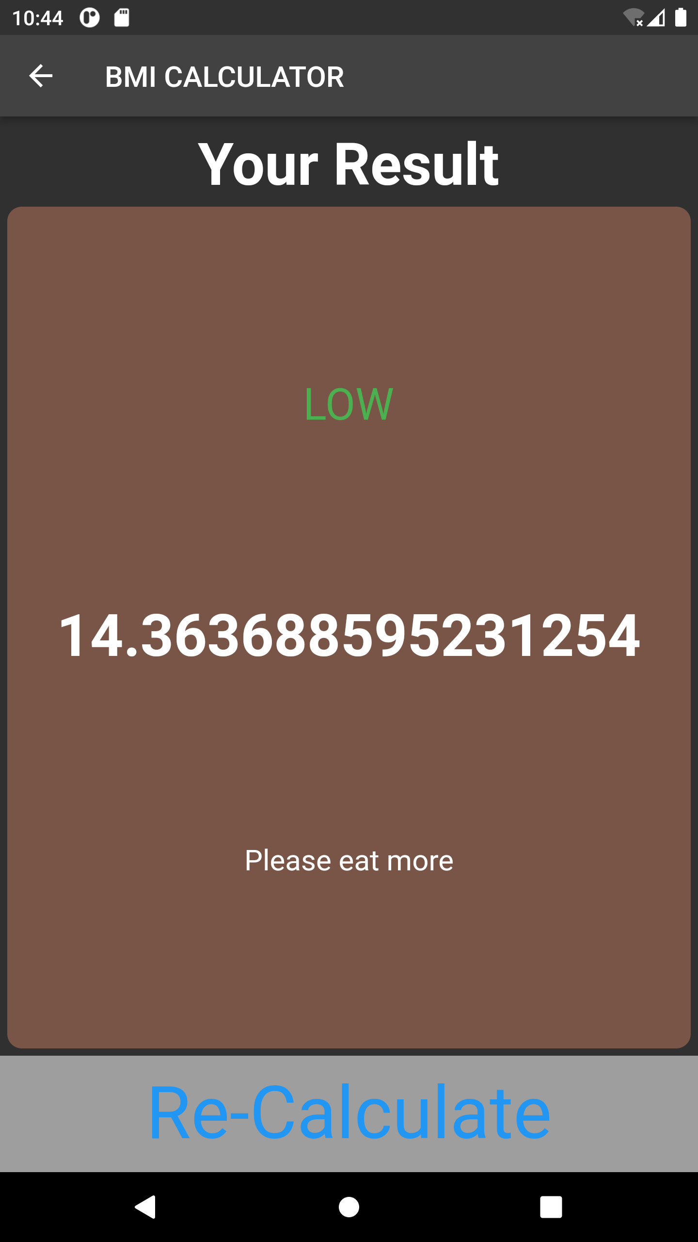 GitHub - sunday14838/BMI-Calculator: bmi calc