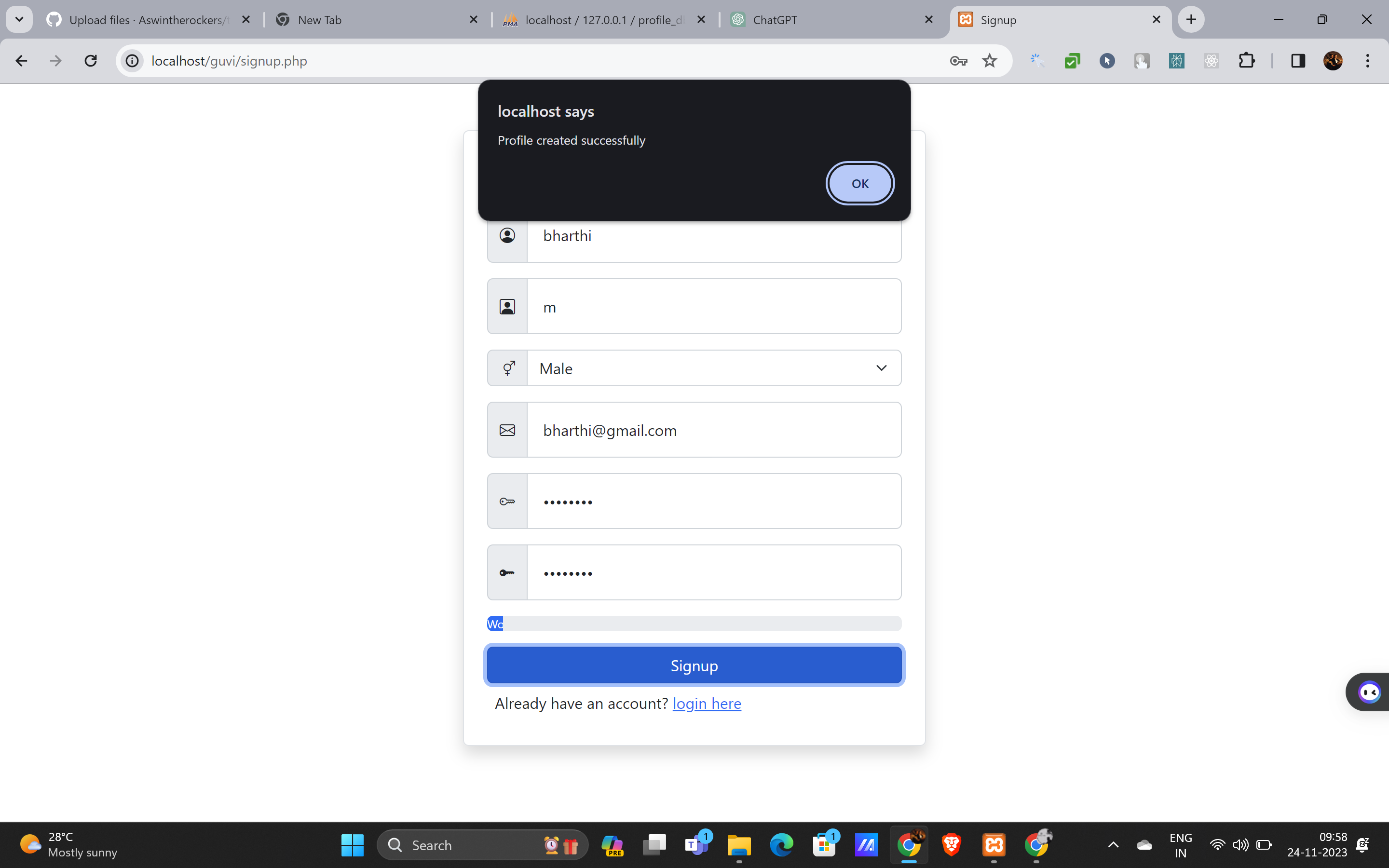 GitHub - Aswintherockers/userprofiletaskguvi: user profile using html ...