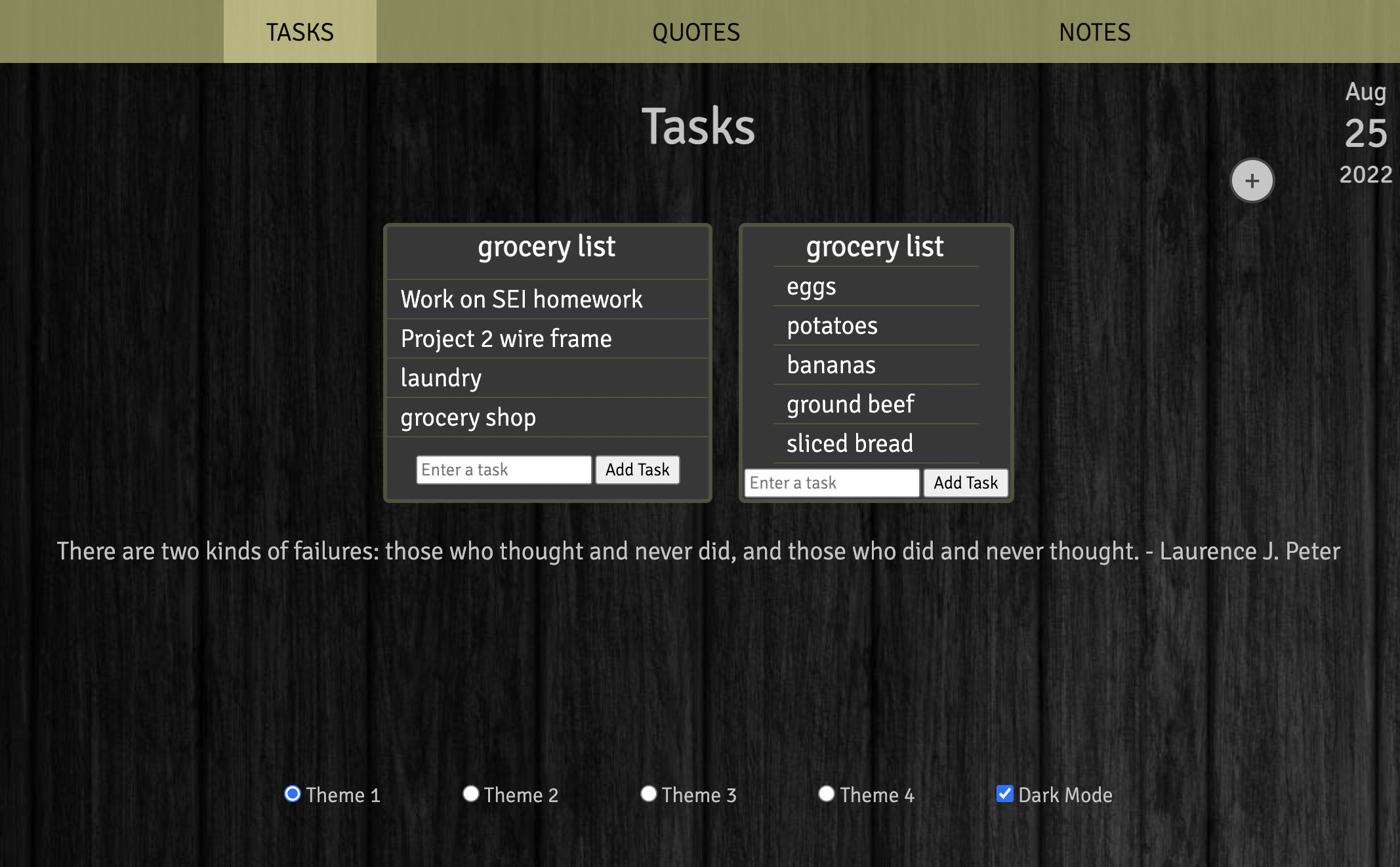 GitHub - jamesocana6/tasks-project: To do list app that has ...