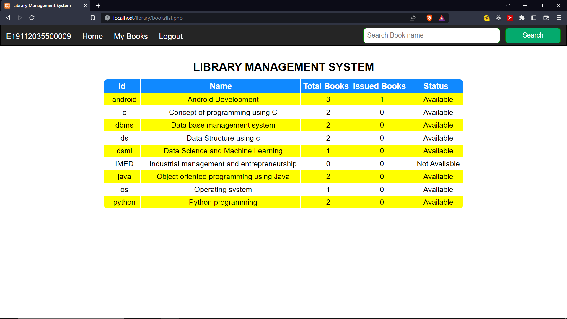 GitHub - IndrajeetNinjaCoder/Library-Management-System