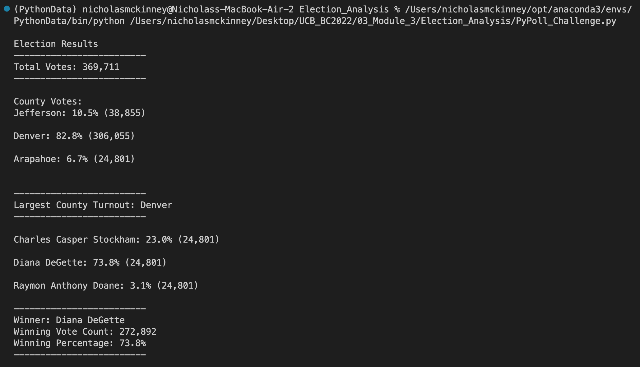 GitHub - ninicholasas/Election_Analysis · GitHub