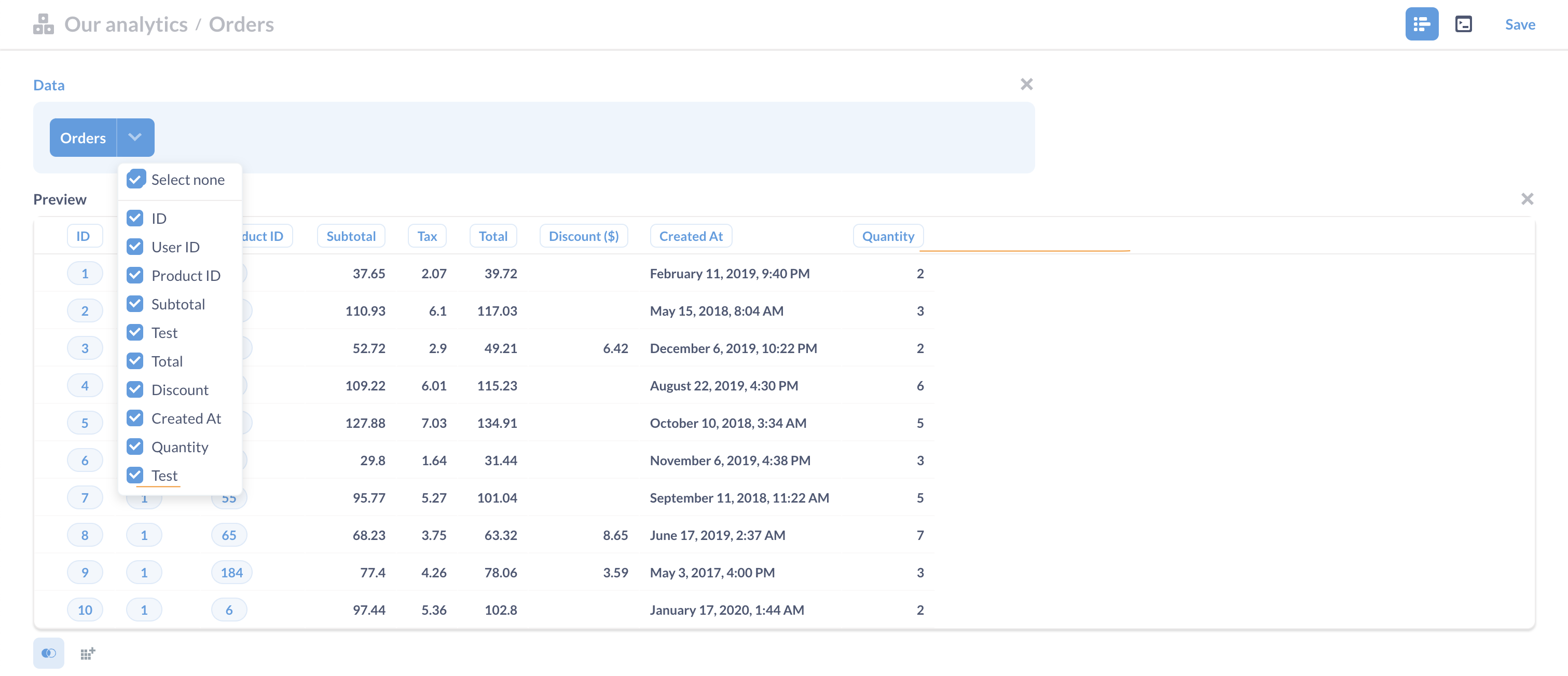 Cannot use custom columns added inside the query definition of a Model ...