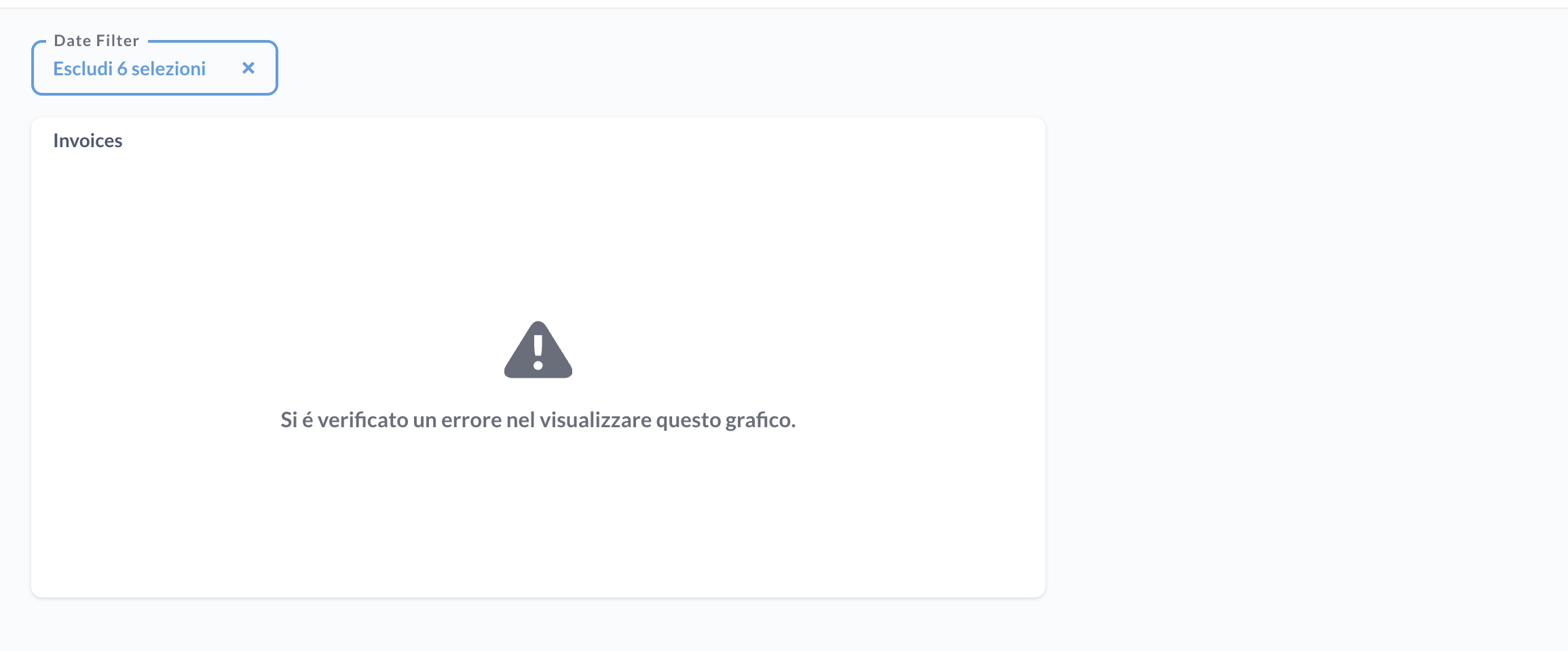 Date Filter "Exclude" option fails on Dashboard if you are on a