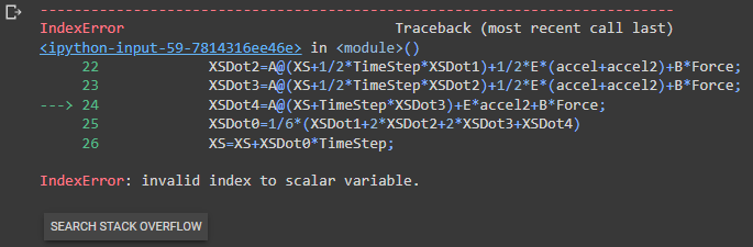 Invalid error on colab (Indexing Error But there is no indexing ...