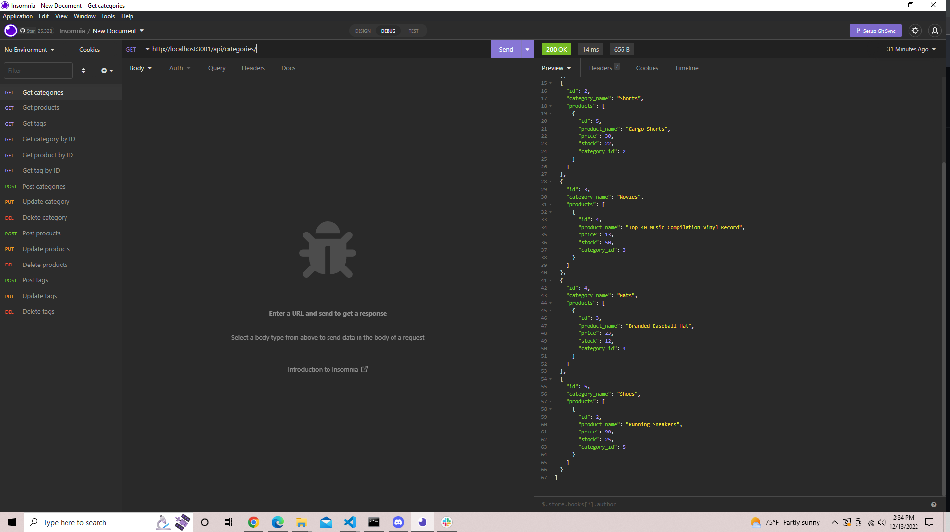 GitHub - KyleAlbright/UTBCECommerceBackEnd: Module 13 challenge for ...