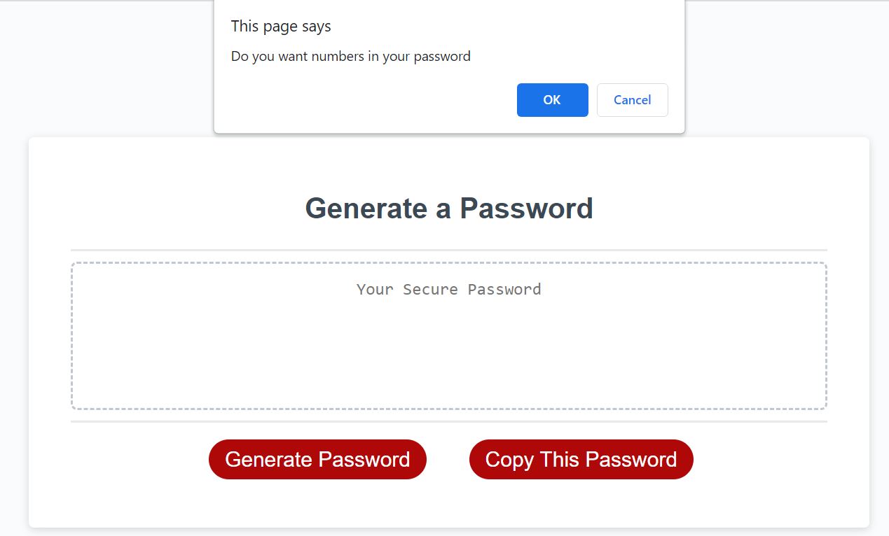 GitHub - Zechariahmn/Password-Generator: Password generator for safe ...