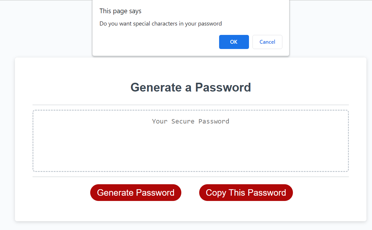 GitHub - Zechariahmn/Password-Generator: Password generator for safe ...