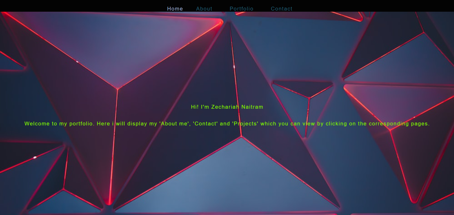 GitHub - Zechariahmn/zechariahmn.github.io: A personal portfolio made ...