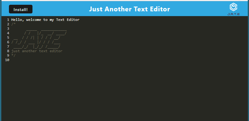 GitHub - Rhondoid/text-editor: PWA Text Editor