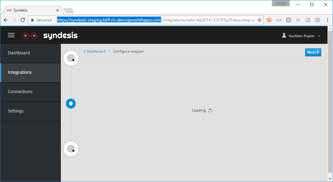 [datamapper]Endless spinning cursor when no "data shape properties