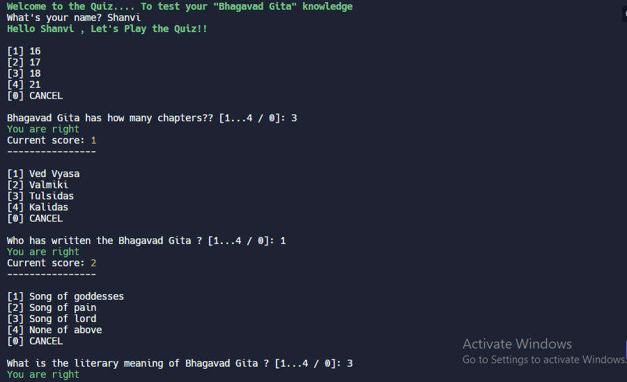 GitHub - ashwinib935/Bhagavad-Gita-Quiz