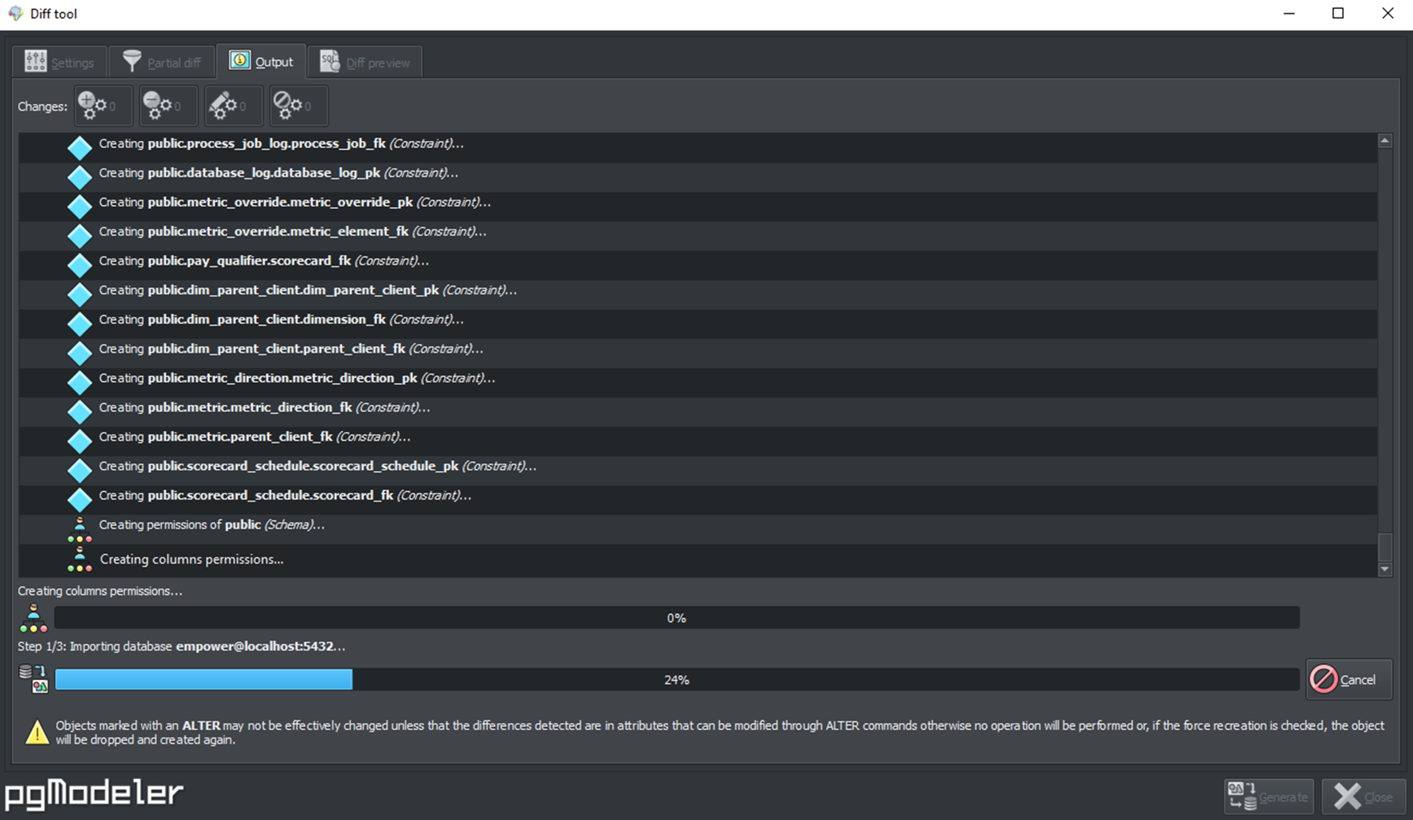 Diff Issues - Process Freezes with 1.0.0 · Issue #1742 · pgmodeler ...