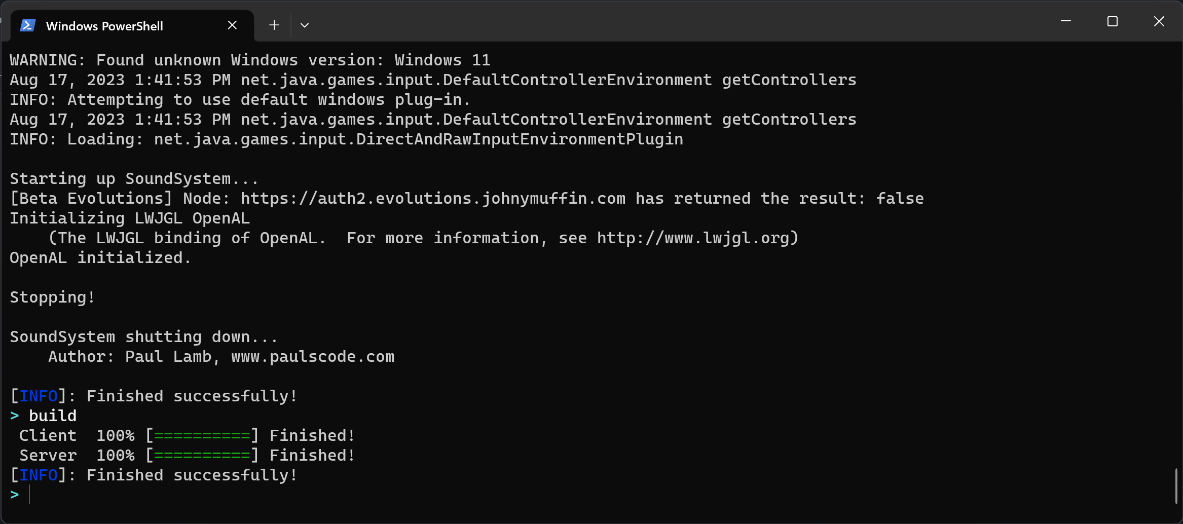 build task creates an empty zip file · Issue 79 · MCPHackers/RetroMCP