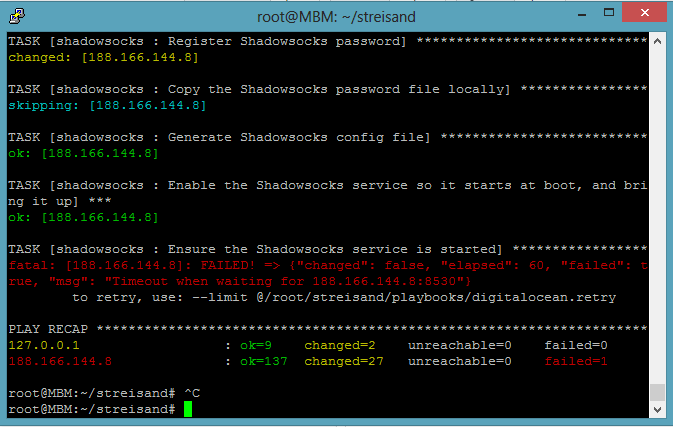 Timeout when waiting for 188.166..... · Issue #732 · StreisandEffect ...