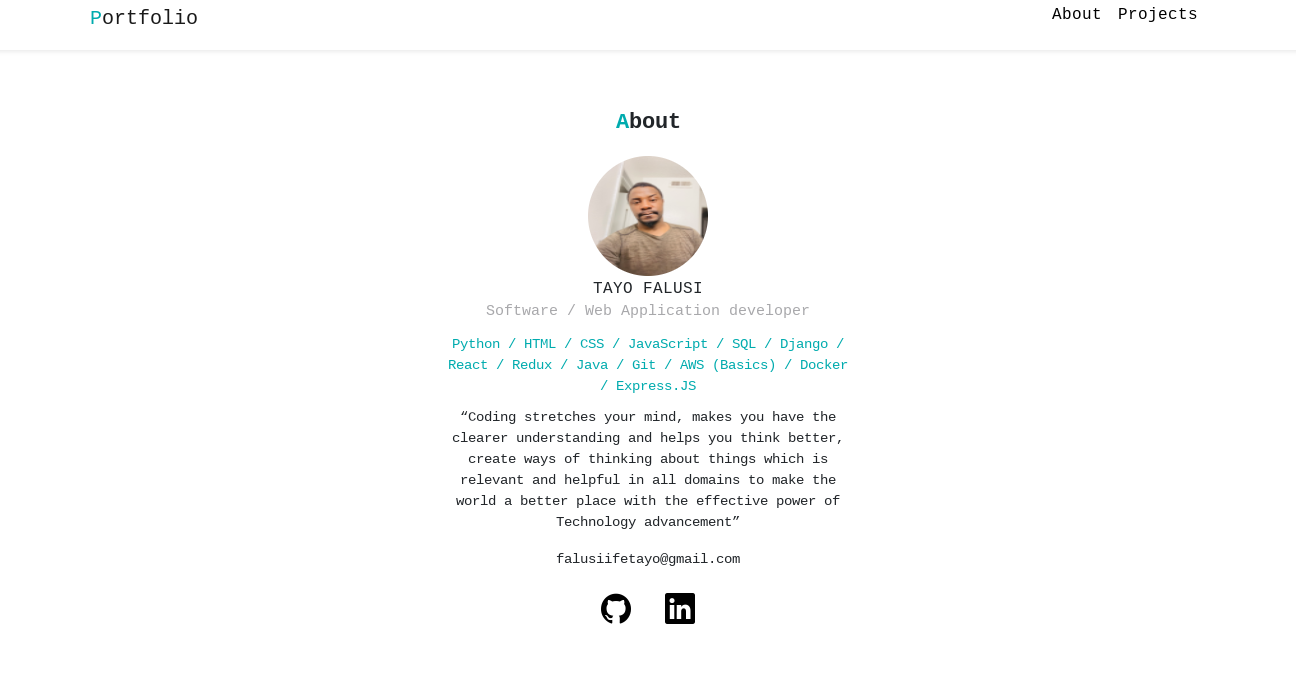 Github Falusiifetayo Portfolio