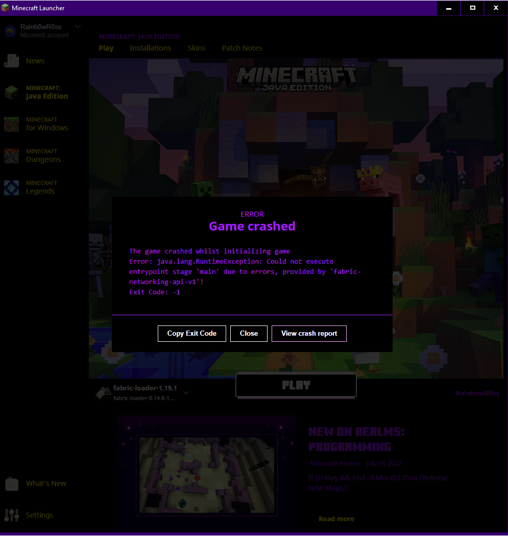 Minecraft Forge keeps crashing (origins server) Please help me solve ...