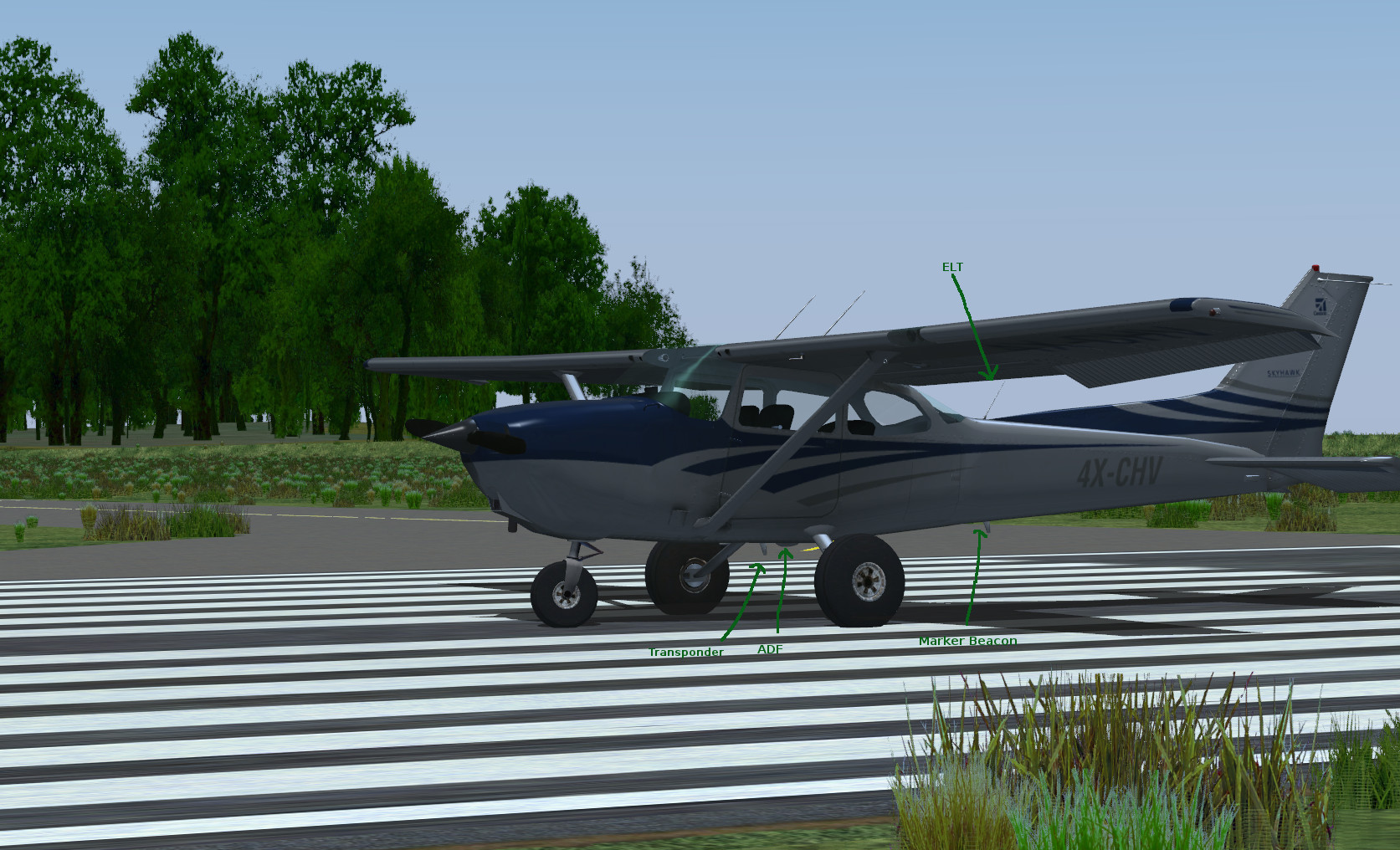 Wire antenna from tail fin to cabin roof · Issue 1046 · c172pteam