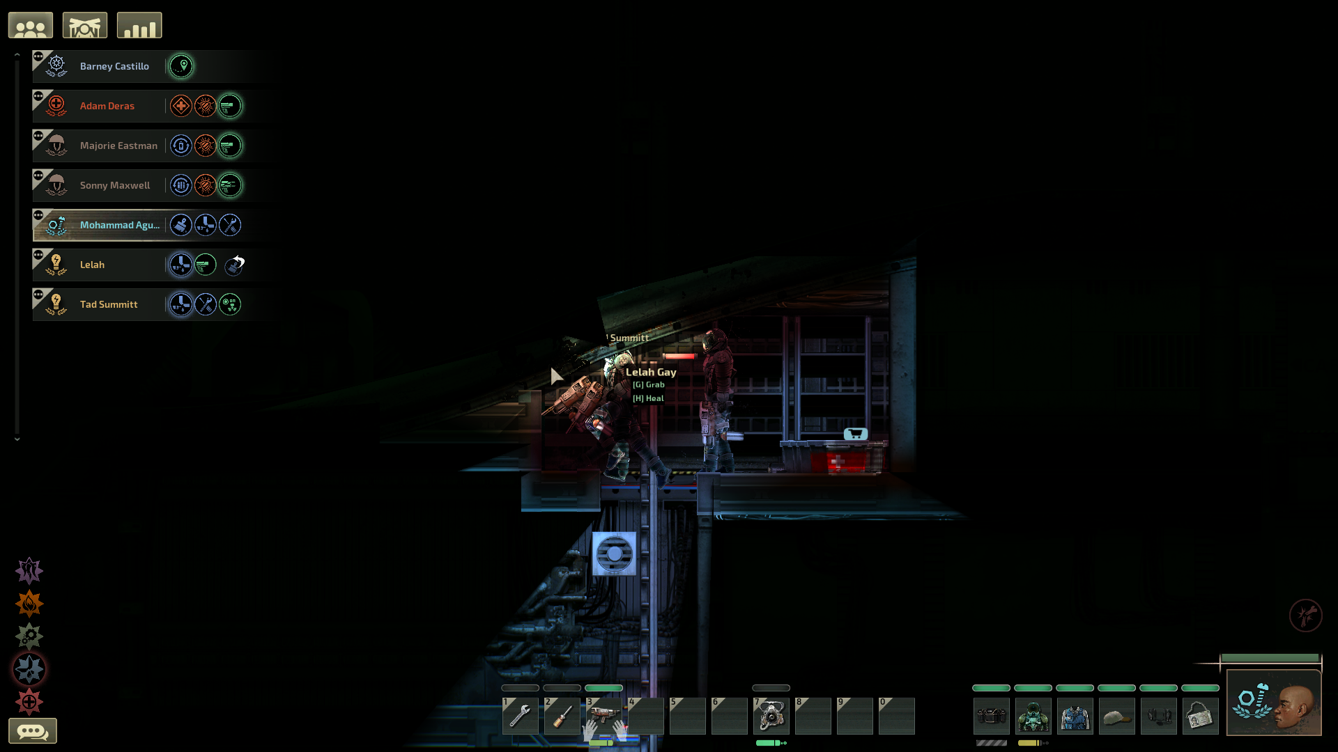 Bots can't repair a wall near Typhon's stowage compartment · Issue