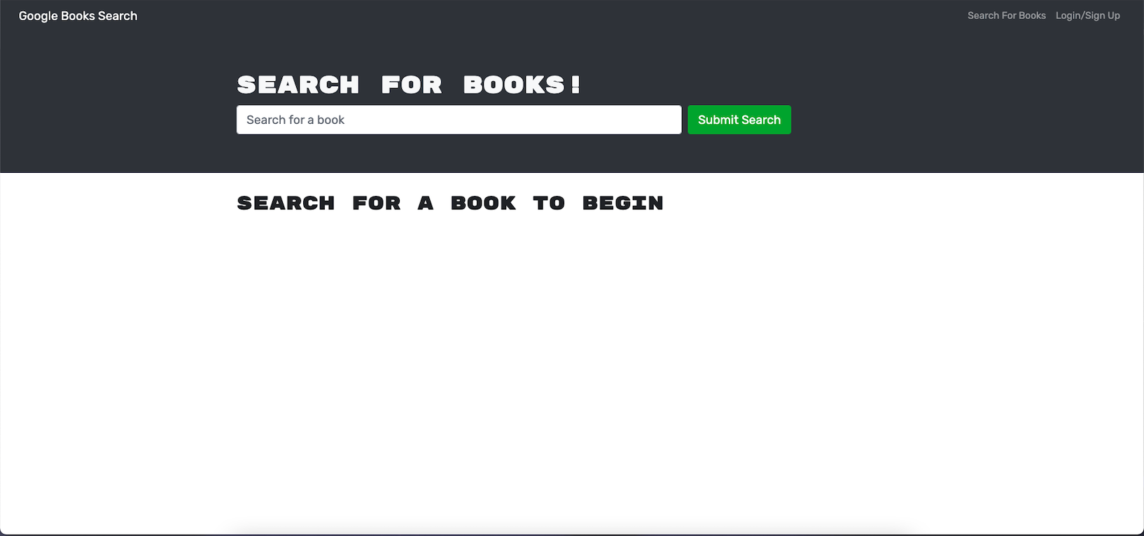 GitHub toddrgarner/booksearchengine