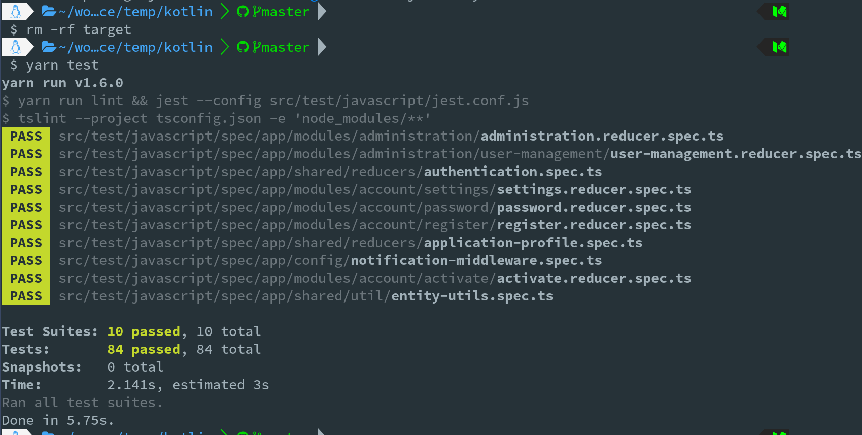 React yarn test fails to create folder if it doesn't exist · Issue