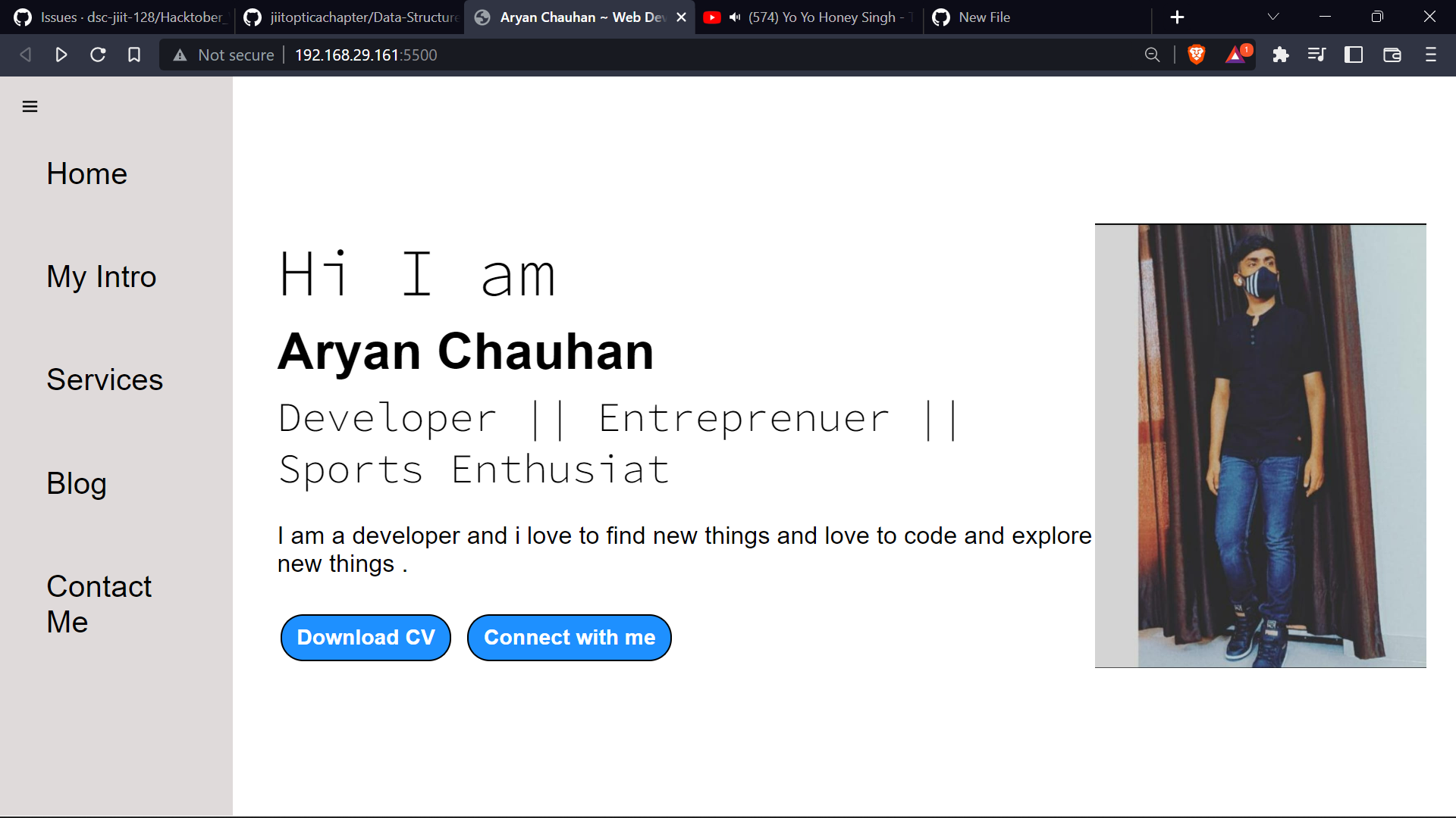 GitHub - IAmAnonymousAryan07/MyPortfolio.github.io