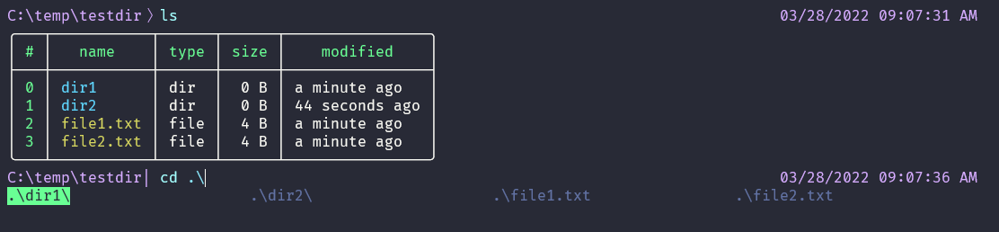 Completion of cd lists files · Issue #5006 · nushell/nushell · GitHub