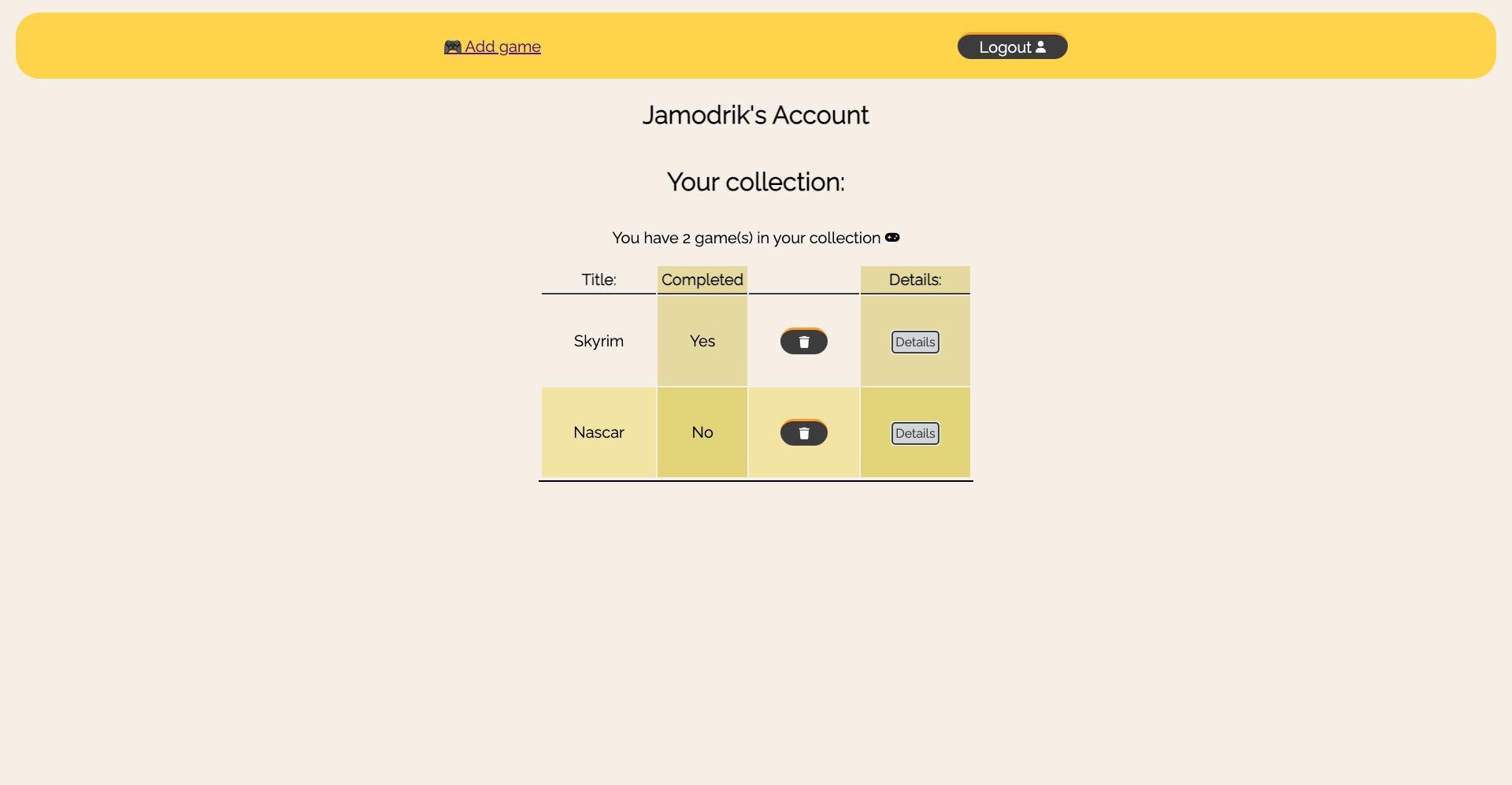 GitHub Bballard96/GamingBacklogTracker Tracker for backlog video